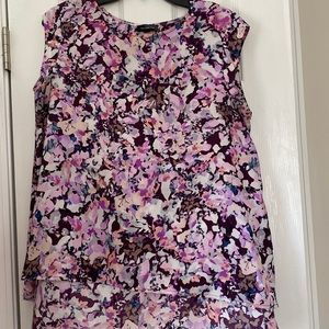 Purple Floral Limited Blouse